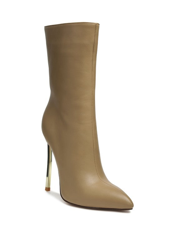 Over the Ankle Stiletto Boots