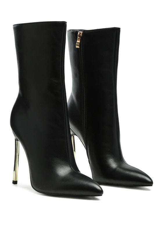 Over the Ankle Stiletto Boots