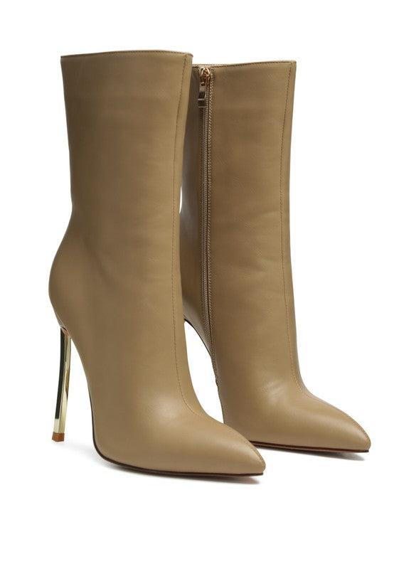 Over the Ankle Stiletto Boots