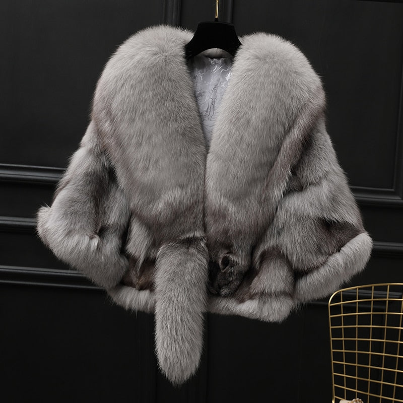 Faux Fur Collar Jacket