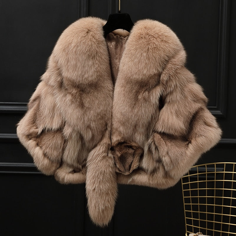 Faux Fur Collar Jacket