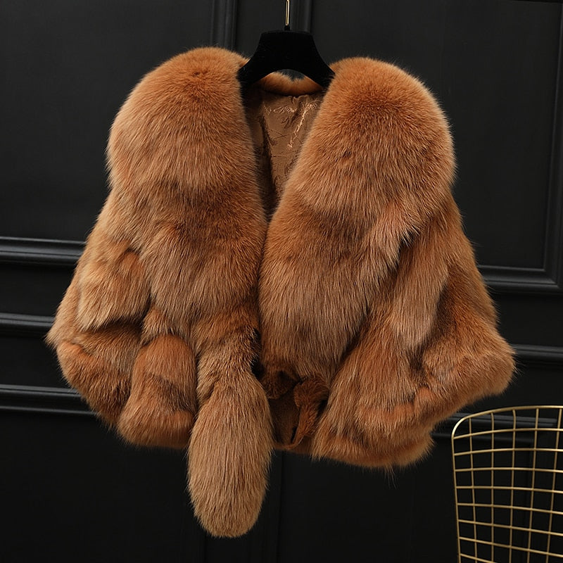 Faux Fur Collar Jacket